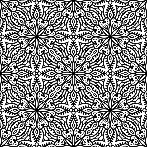 Seamless pattern. Modello di elementi decorativi vintage