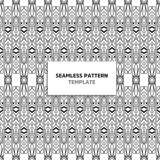 Seamless pattern. Modello di elementi decorativi vintage