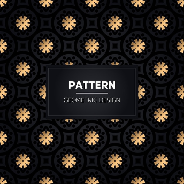 Seamless pattern. Ornamentale dorato decorativo dell'annata.