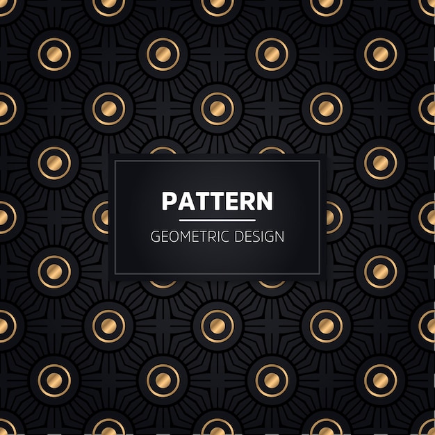 Seamless pattern. Ornamentale dorato decorativo dell'annata.