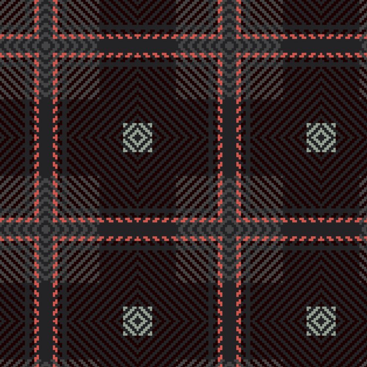 Vettore seamless pattern tartan. trama tessuta scozzese.
