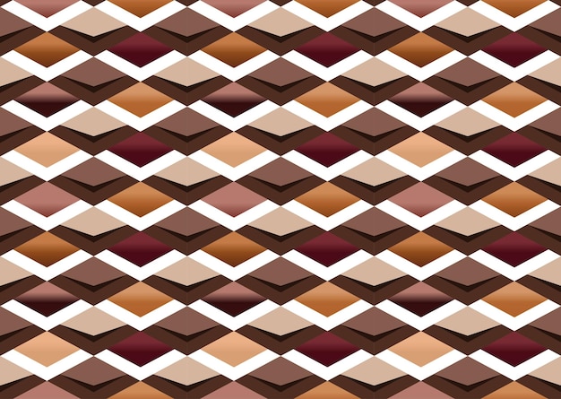 Seamless terra tono 2d forme texture pattern design, illustrazione vettoriale