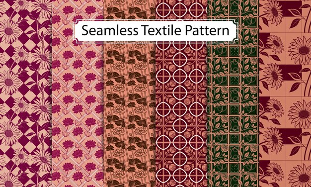 Seamless Textile Patterns Collection