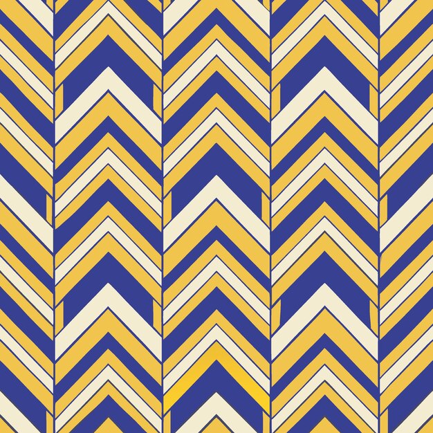 Seamless ZigZag Stripes Chevron Pattern Geometric Abstract Texture Vector Illustrazione carta da parati