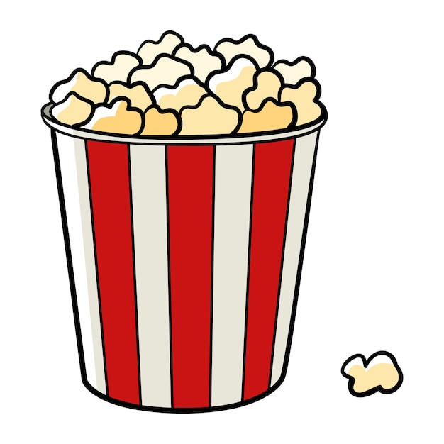 Secchio di popcorn