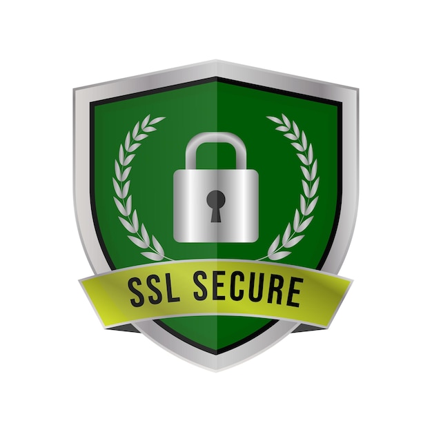 Secure ssl Encryption Logo Secure Connection Icon Vector Illustration Certificate Ssl Icon Secure
