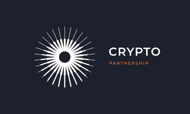 Segno del logo del logo Blockchain