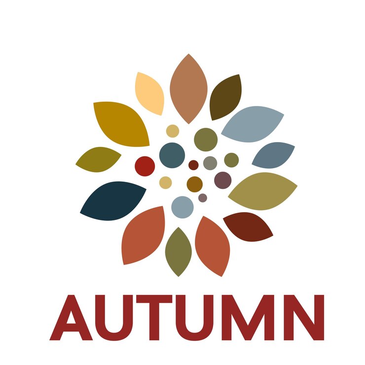 Segno di autunno delle foglie morte di vettore