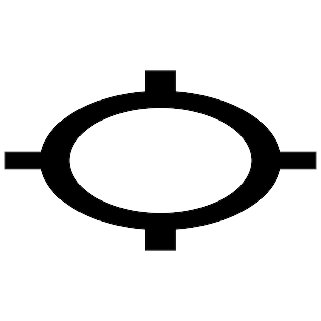 Segno di valuta universale vista isometrica silhouette nera isolata on white Carattere utilizzato per indicare una valuta non specificata Elemento di design