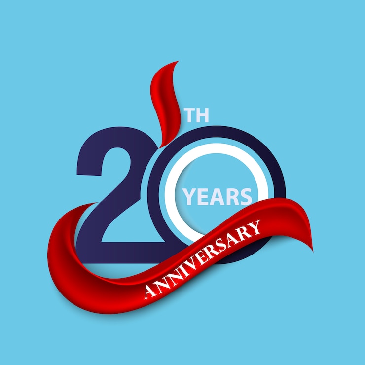 Vettore segno e logo dell&#39;anniversario