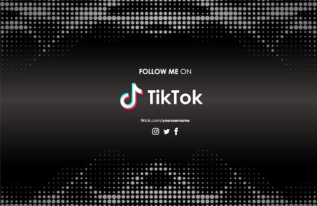 Seguimi sullo sfondo di Tiktok