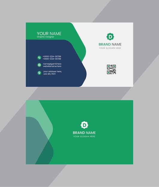 semplice design di biglietti da visita gratuiti