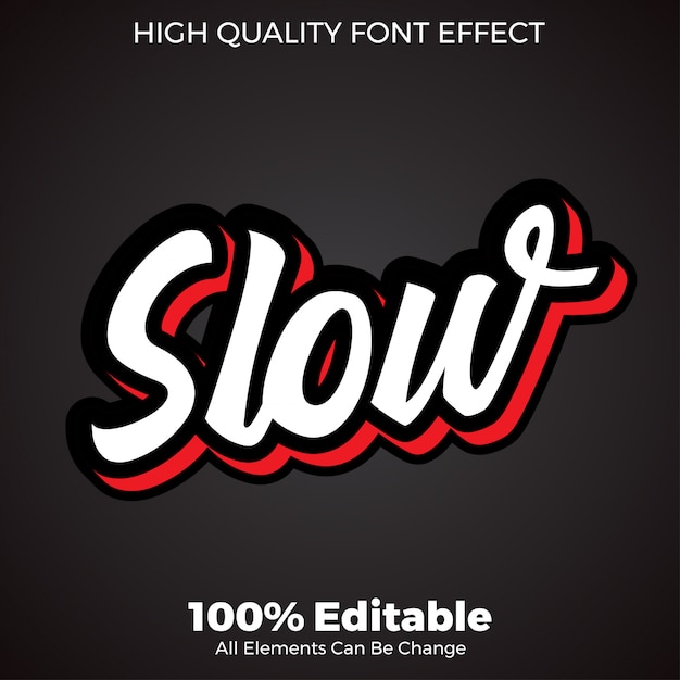 Semplice effetto di testo in stile script 3D