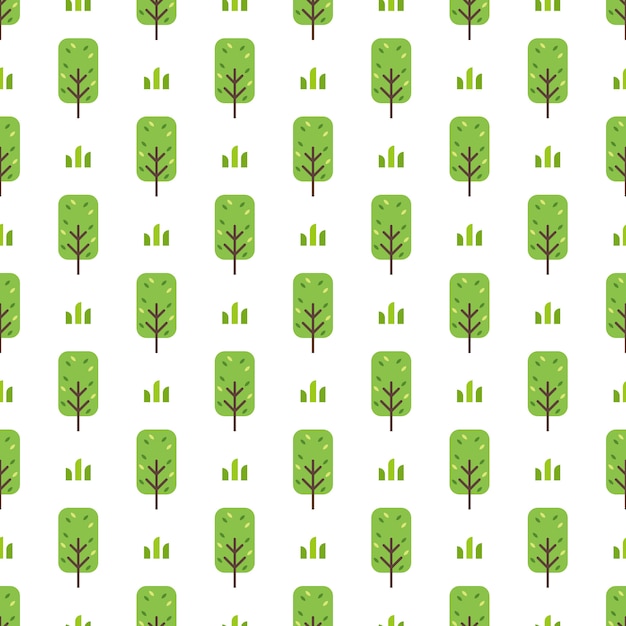 Semplice motivo ad albero quadrato