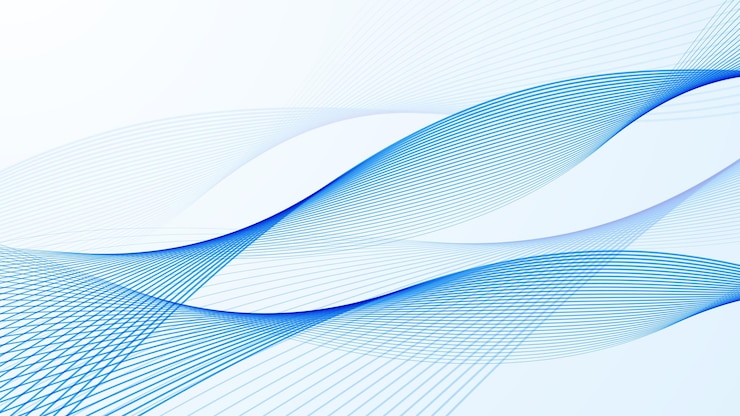 Vettore semplice sfondo astratto con linee blu nella composizione