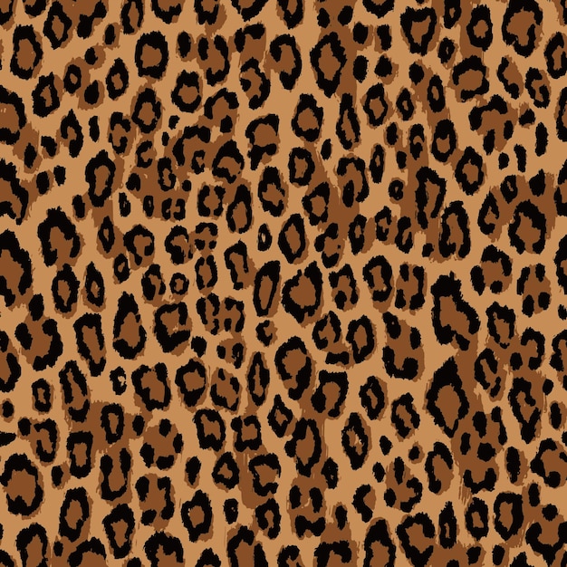 Senza cuciture giaguaro leopardo ghepardo modello di pelle di pantera Animale sfondo beige e marrone