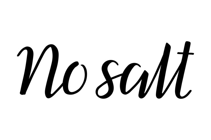 Vettore senza sale lettere scritte a mano iscrizione in inglese calligrafia moderna con inchiostro a pennello nero isolato