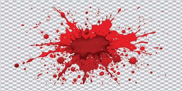 serie di gocce di sangue
