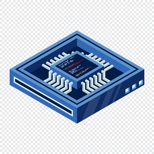 Server futuristico isometrico Database isometrico o data center Blockchain astratto Storaggio informatico Storaggio cloud Tecnologia isometrica