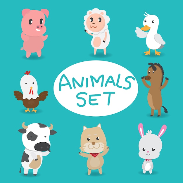 set di animali