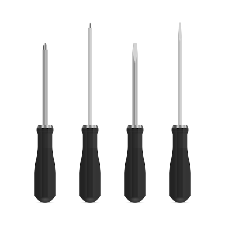 Vettore set di cacciaviti
