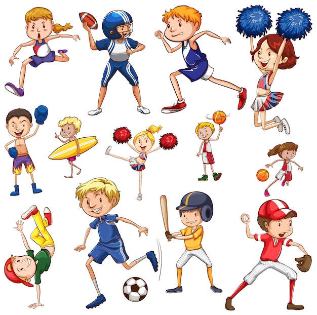 Set di carattere atleta