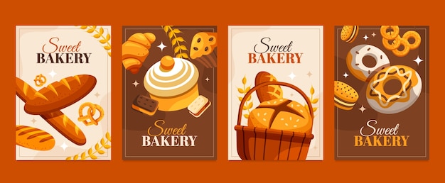Set di carte da forno disegnate a mano