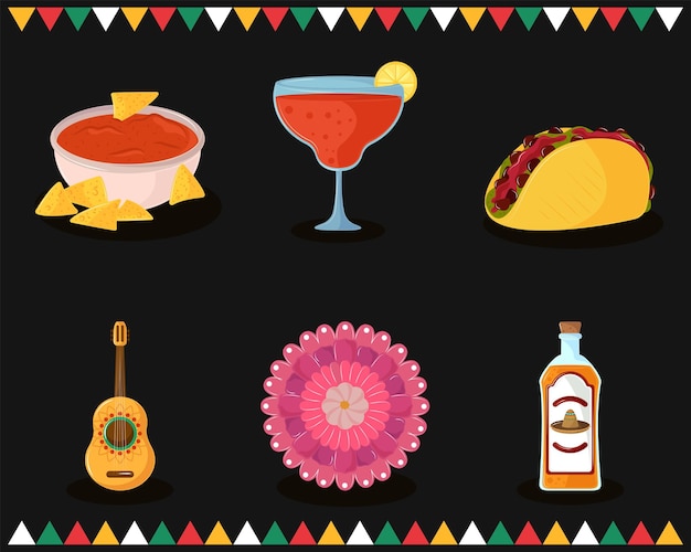set di cinco de mayo party