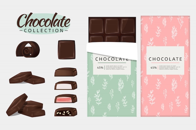 Set di cioccolato