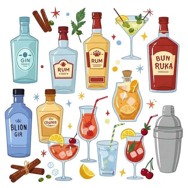 Set di cocktail bar