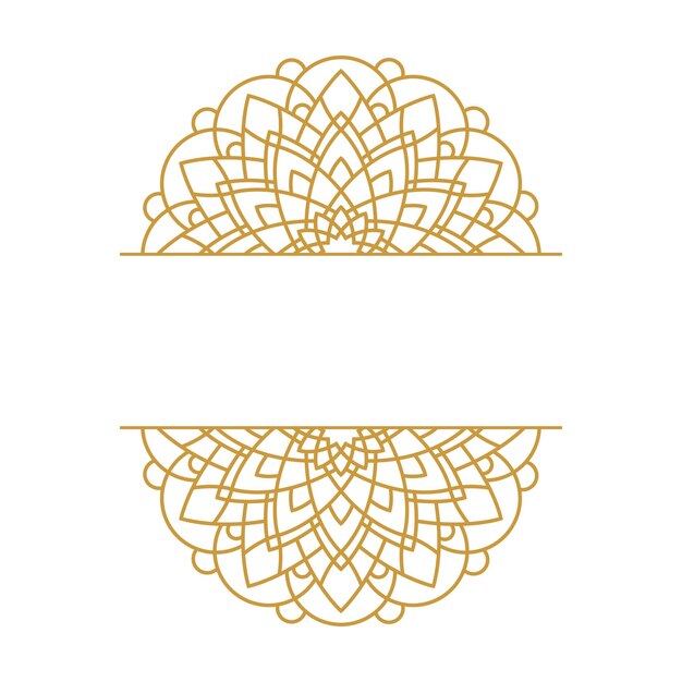 Set di collezione di elementi di design Mandala