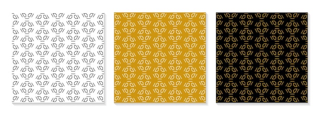 Set di collezione di modelli eleganti dal design piatto