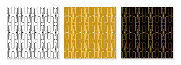 Set di collezione di modelli eleganti dal design piatto