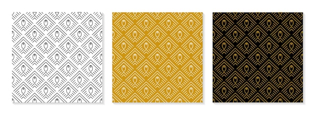 Set di collezione di modelli eleganti dal design piatto