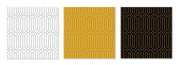 Set di collezione di modelli eleganti dal design piatto