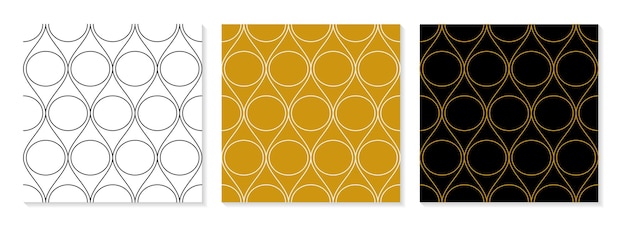 Set di collezione di modelli eleganti dal design piatto