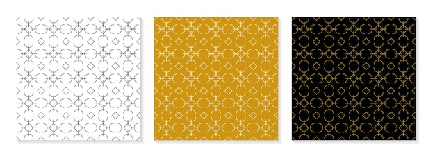 Set di collezione di modelli eleganti dal design piatto