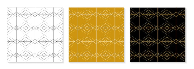 Set di collezione di modelli eleganti dal design piatto