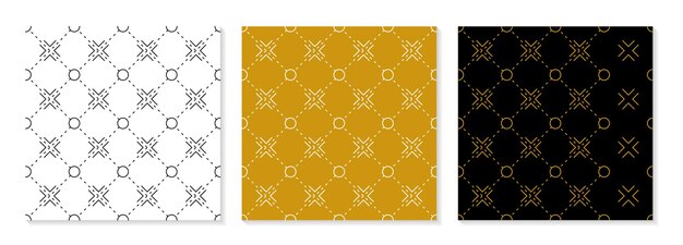 Set di collezione di modelli eleganti dal design piatto