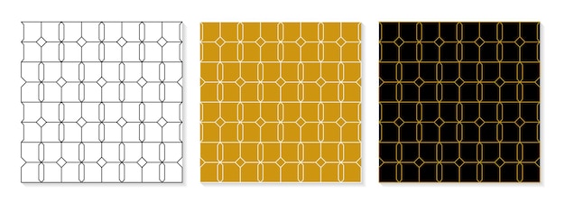 Set di collezione di modelli eleganti dal design piatto
