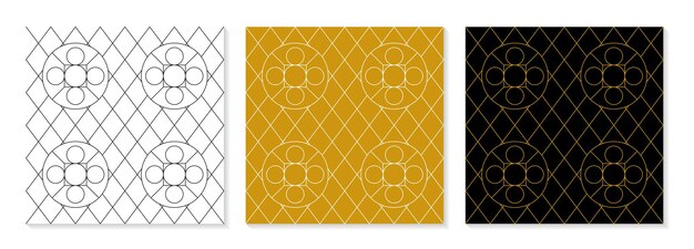 Set di collezione di modelli eleganti dal design piatto
