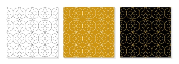 Set di collezione di modelli eleganti dal design piatto