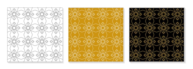Set di collezione di modelli eleganti dal design piatto