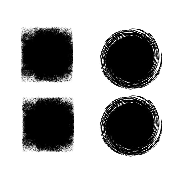 Set di cornici grunge