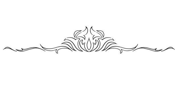 set di delimitatori in bianco e nero per divisori di testo
