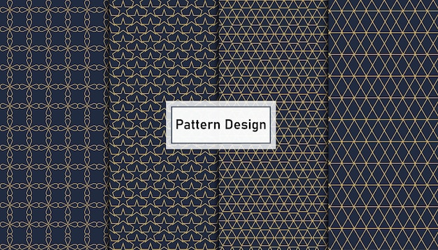 Set di design geometrico senza cuciture
