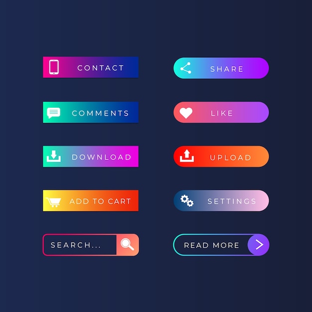 Set di elementi Uiux