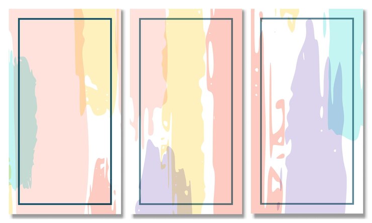 Vettore set di forme astratte sfondo memphis pastel color set di copertine astratte moderne modern