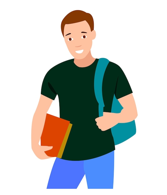 Set di giovani uomini e donne di colori diversi gruppo di personaggi di cartoni animati di silhouette di uomini d'affari in piedi studenti progettano concetto di icona piatta isolata su sfondo bianco
