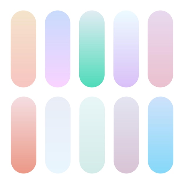 Set di gradienti multicolori